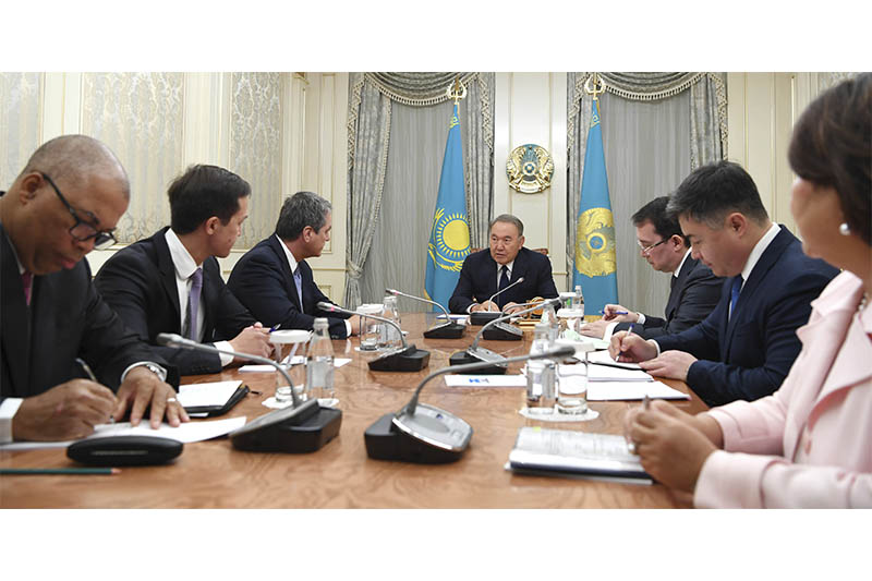 Президент Казахстана встретился с генеральным директором ВТО