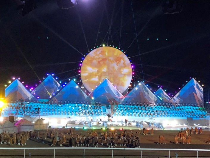 Назарбаев принял участие в церемонии открытия Всемирных игр кочевников в Кыргызстане