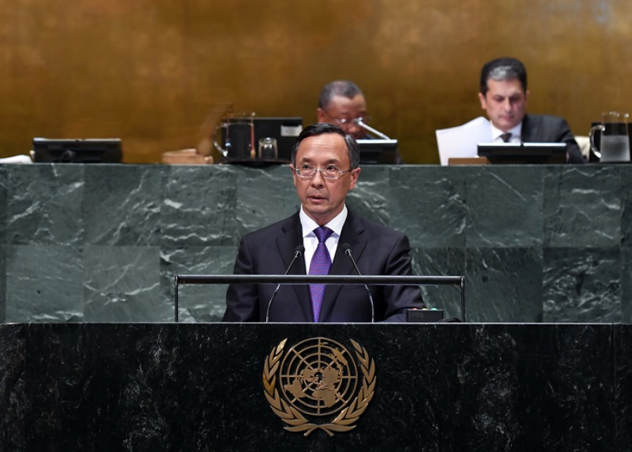 Глава МИД Казахстана выступил с главной трибуны Генассамблеи ООН