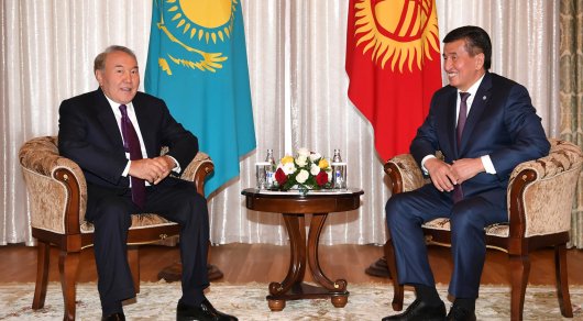 Нет ближе народов, чем казахи и кыргызы — Назарбаев Жээнбекову