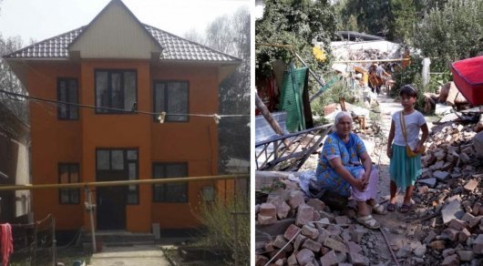 История алматинки, чей дом снесли после жалобы соседей, получила продолжение