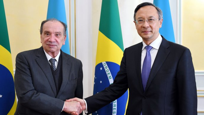 Казахстан с официальным визитом посетил глава МИД Бразилии