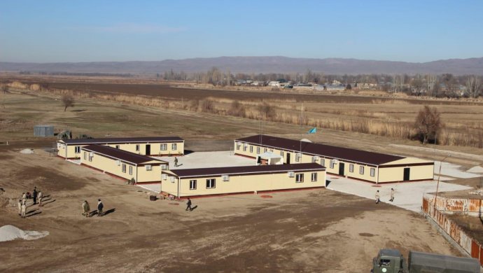 На казахстанско-кыргызской границе открыли новые погранзаставы