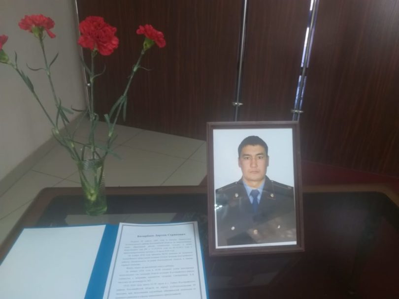 В суде допросили свидетелей убийства полицейского Дархана Базарбаева