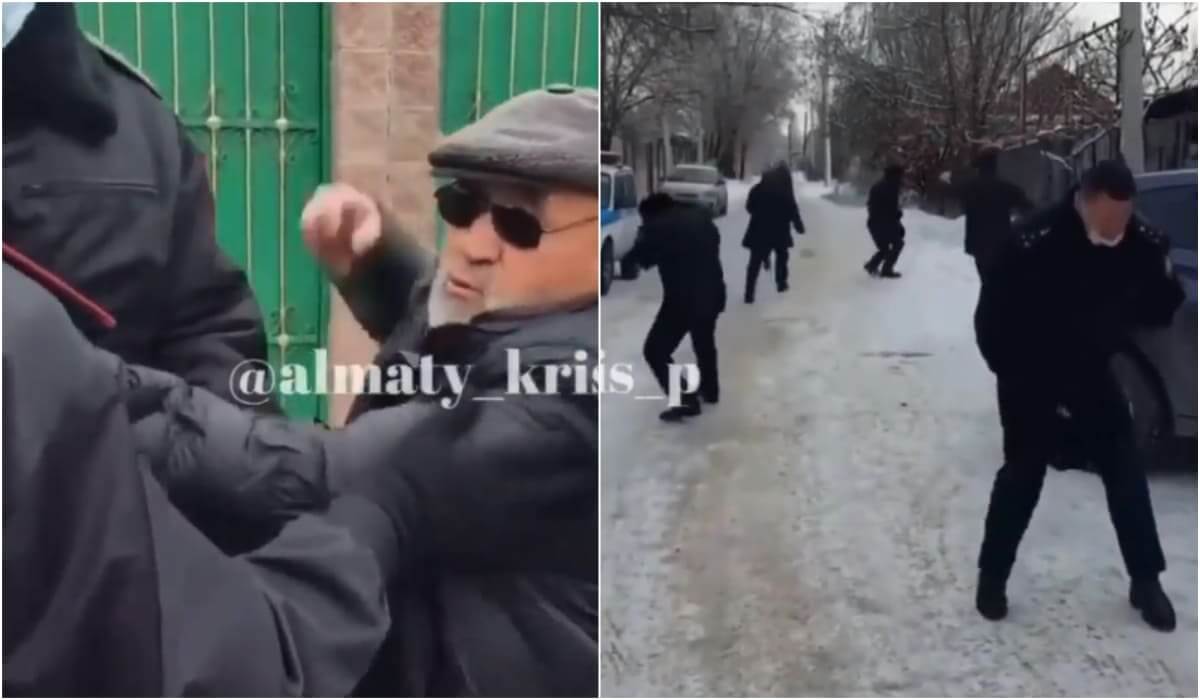 66-летний мужчина брызнул перцовым баллончиком в полицейского в Алматы