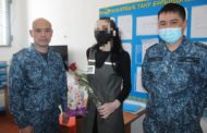Двух единственных осужденных-женщин, отбывающих наказание в тюрьме г. Аркалык поздравили с Международным женским днем
