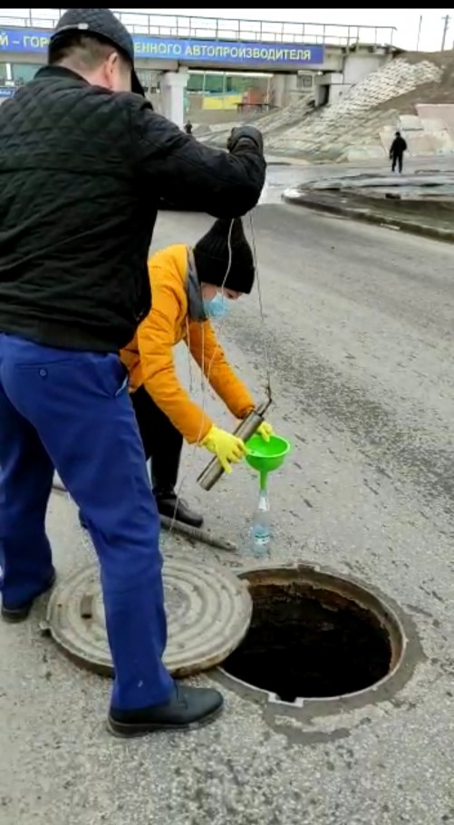 В ливневую канализацию Костаная попал нефтепродукт – Департамент экологии
