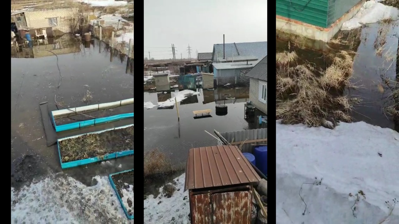 Жители Костаная-2, ул. Солнечная, жалуются, что их просьбы в откачке воды игнорируют
