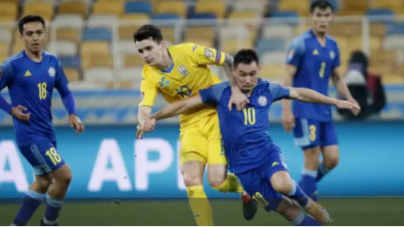 Казахстан сыграл вничью с Украиной и набрал первые очки в отборе