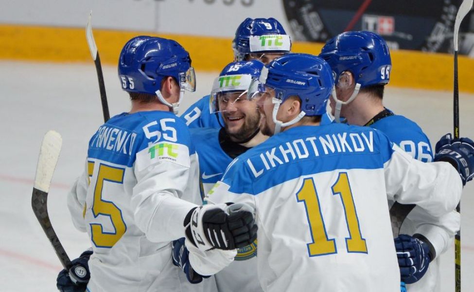 На чемпионате мира по хоккею Казахстан победил Италию