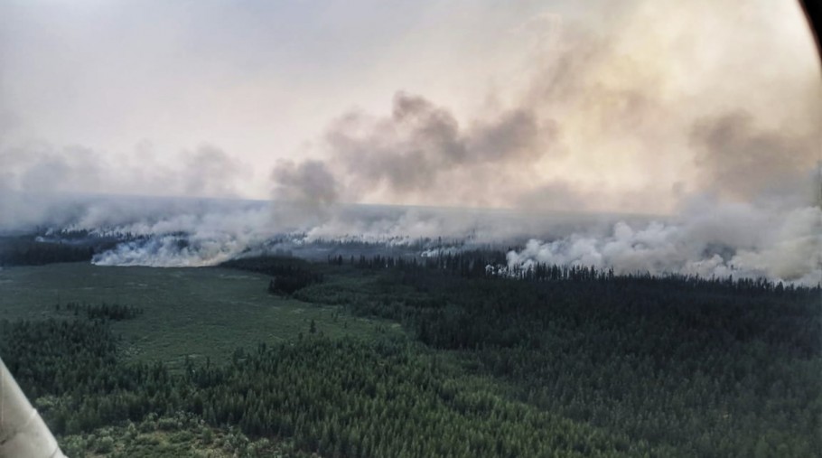 В России горит лес: дым дошел до Костаная