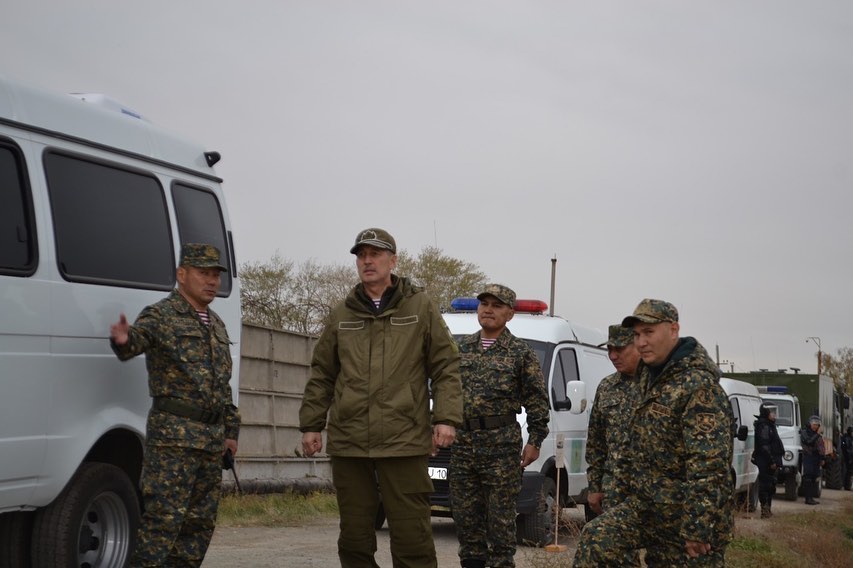 Главнокомандующий Нацгвардией проверил готовность воинской части в Костанае