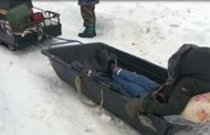 Жители Восточного Казахстана показали, каких усилий стоит доставить человека в больницу из заметённого снегом села
