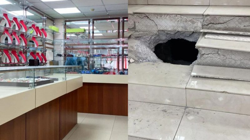 Нашумевшее ограбление через подкоп: Подозреваемых задержали в Астане