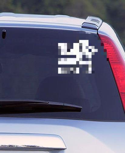 Жительницу Костаная оштрафовали за матерную наклейку на авто