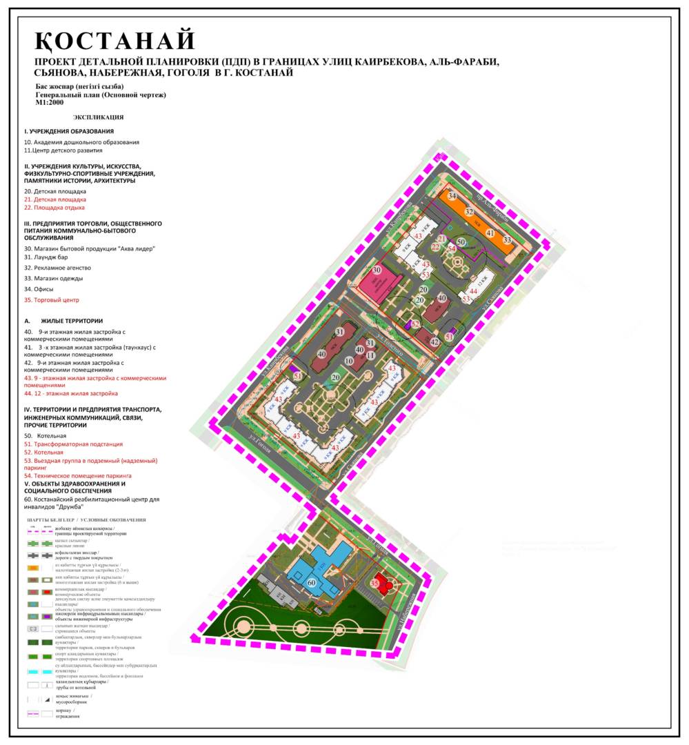 На очередные обсуждения по застройке в центре Костаная приглашают горожан