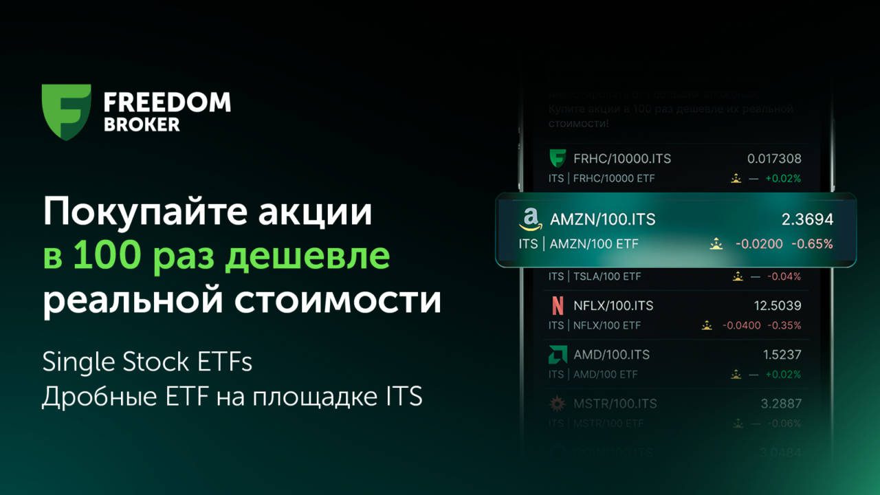 Freedom Broker открыл инвесторам доступ к первым в Казахстане Single Stock ETF
