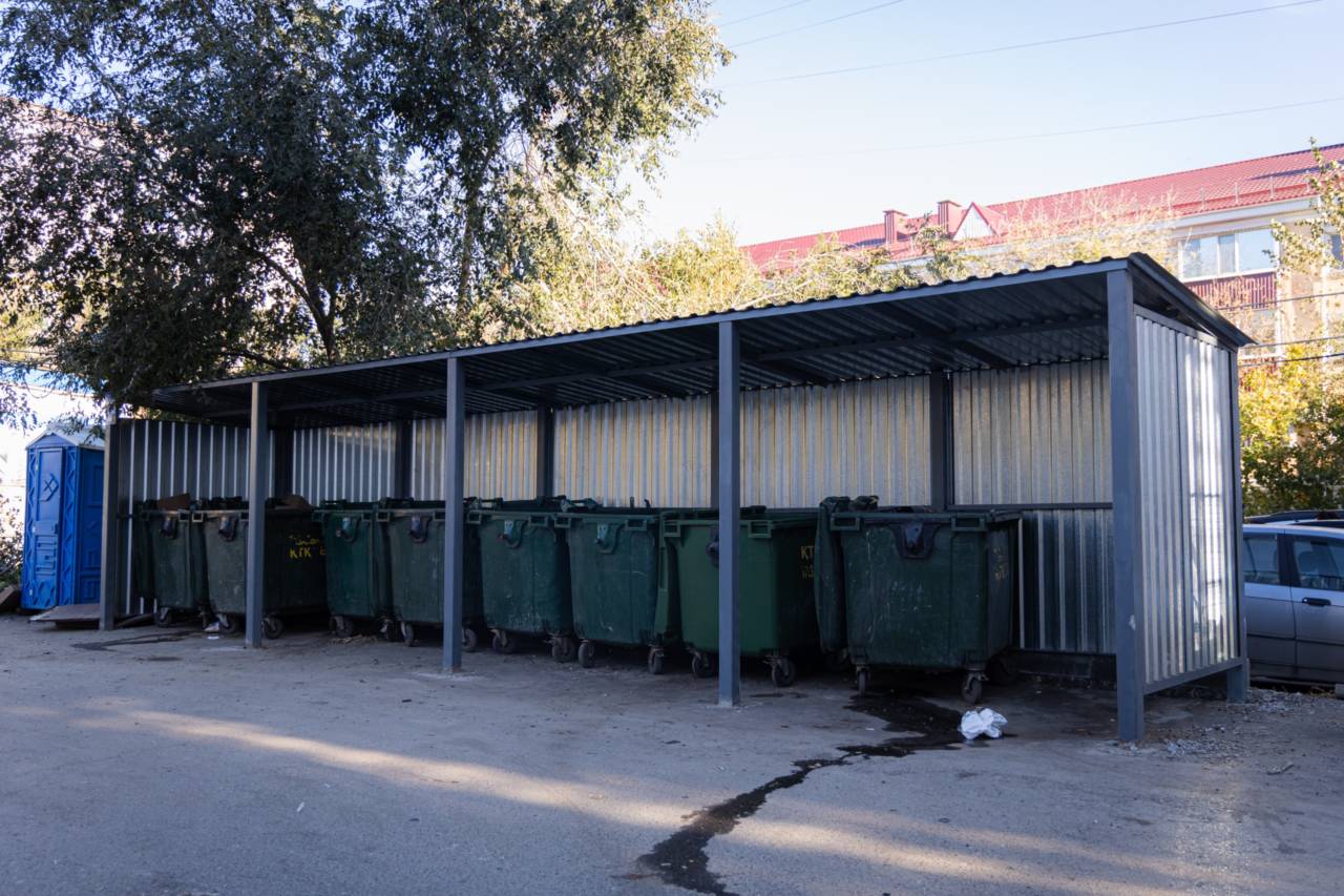 Мусорка на миллион: в Костанае модернизировали 118 контейнерных площадок