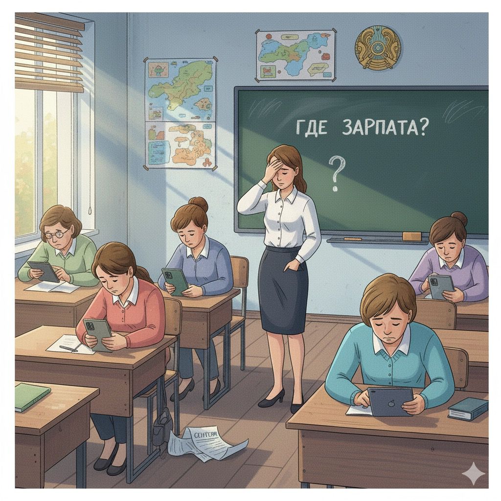 Учителя из Карабалыкского района жалуются на задержку заработной платы