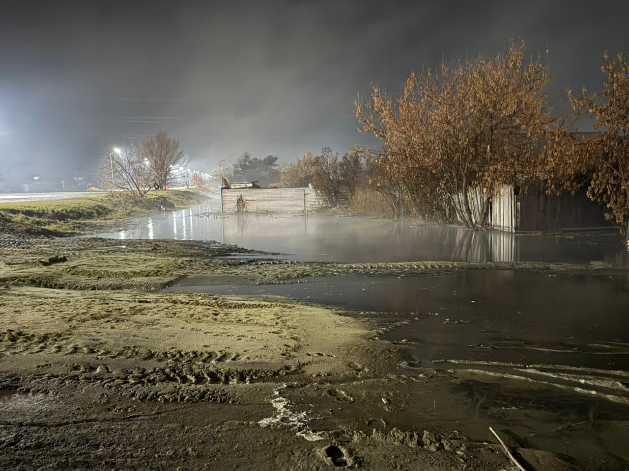 В результате потопа на дачах «Энергетик» в Костанае эвакуирована одна семья 