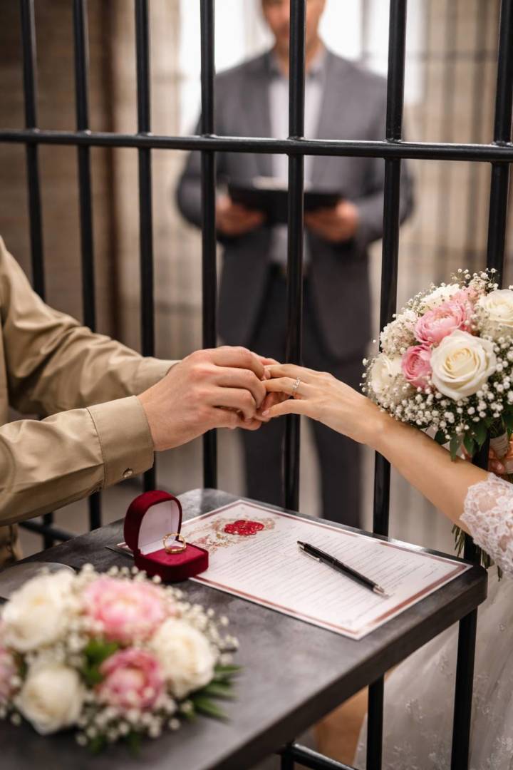 Любовь в клеточку: за прошлый год в колониях Костанайской области заключили 75 браков