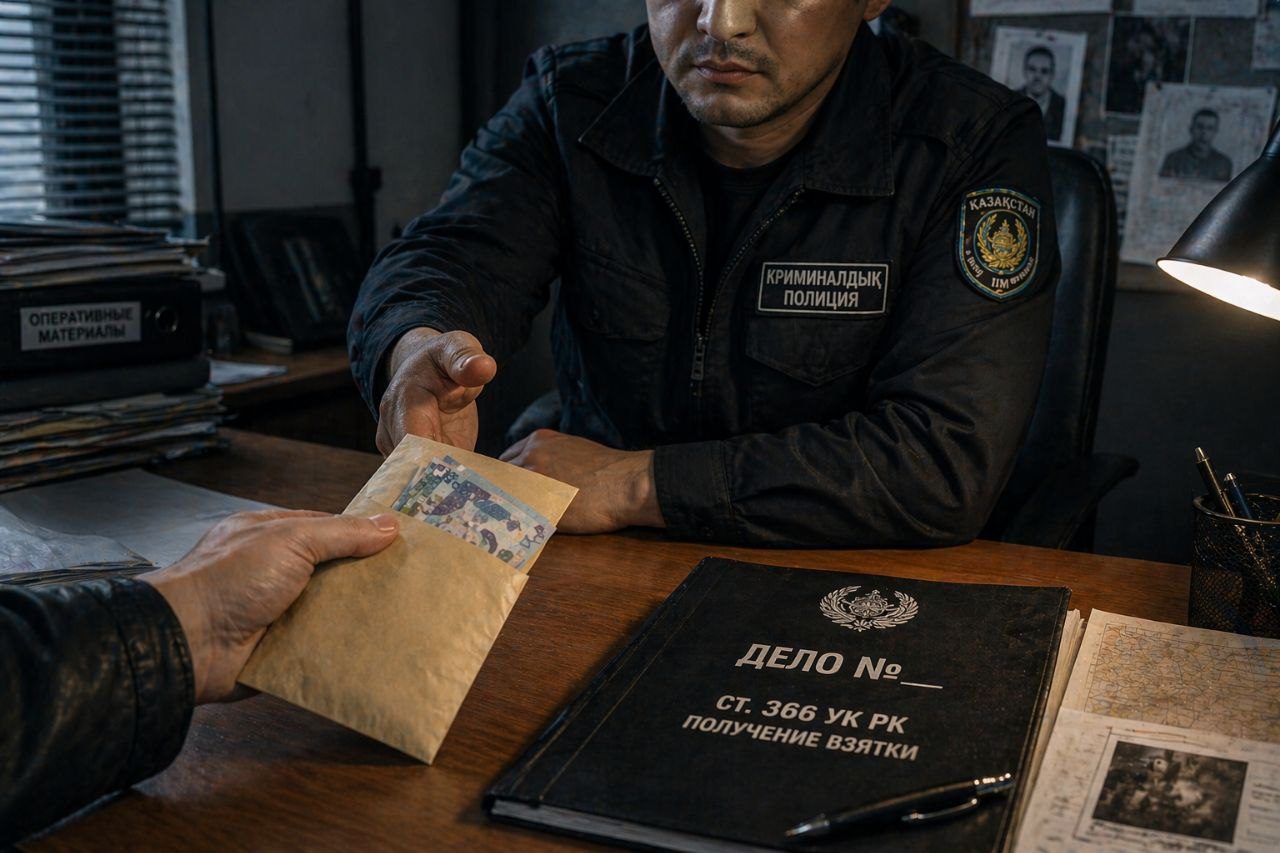 Трое сотрудников полиции из Рудного задержаны по подозрению в получении взятки