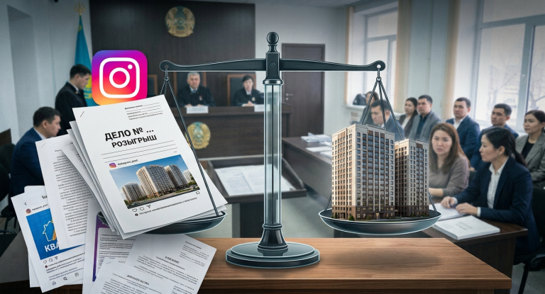 Спор из-за розыгрыша в Instagram дошел до суда в Костанайской области