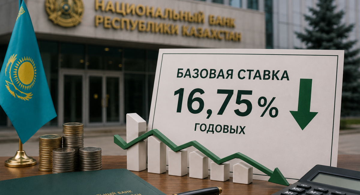 Нацбанк Казахстана снизил базовую ставку
