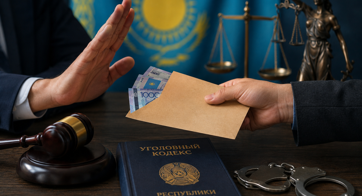 В Казахстане хотят ввести уголовную ответственность за обещание дать взятку