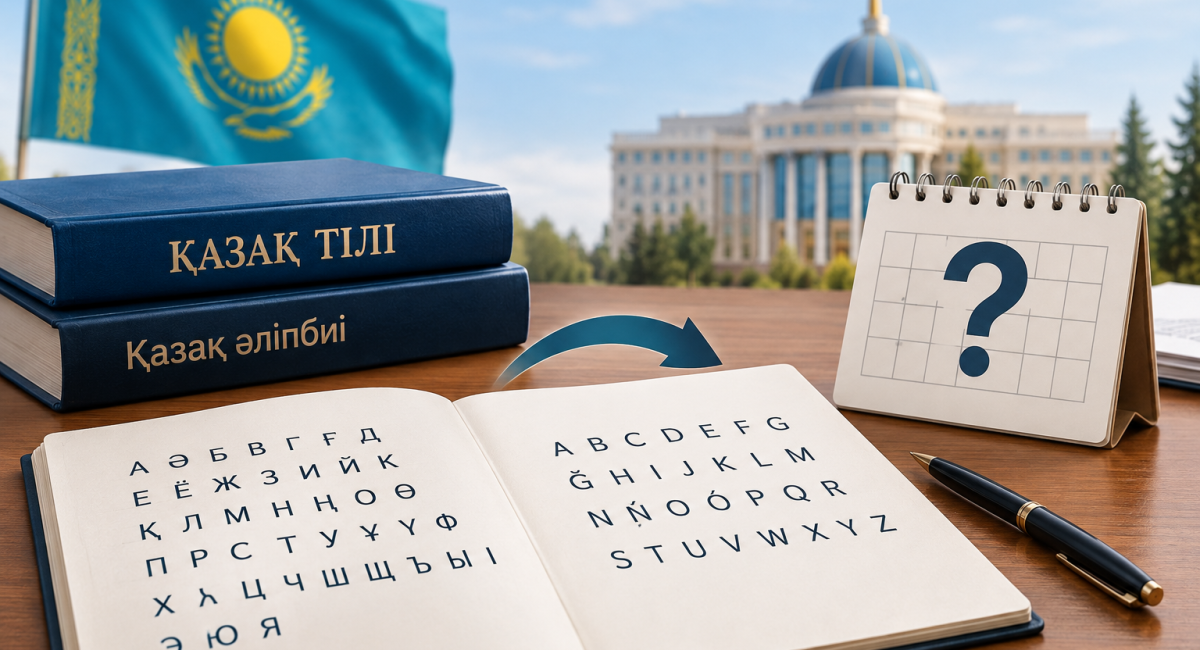 Казахстан пока не определил сроки перехода казахского языка на латиницу